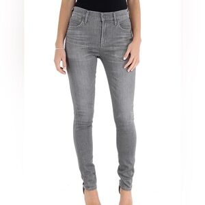 Citizens Of Humanity Gray High-Rise Rocket Skinny Jeans size 24